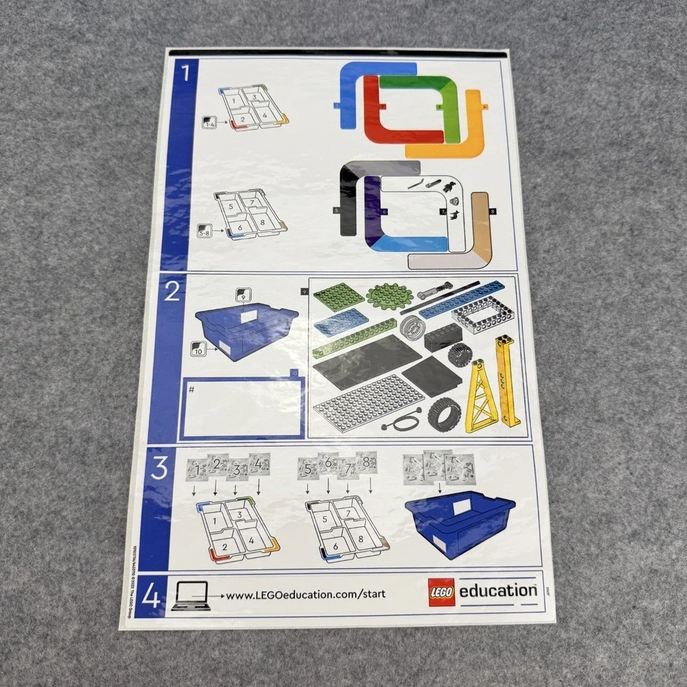 LEGO Education BricQ Motion Essential 45401 Complete Sealed Bags Open Box STEM